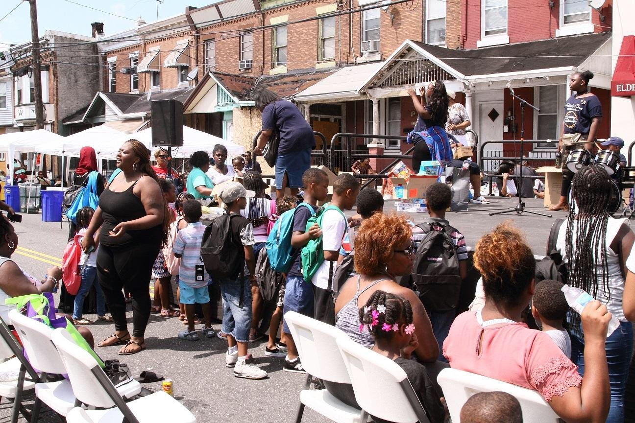 Back-to-School community outreach at Fellowship Evangelistic Church