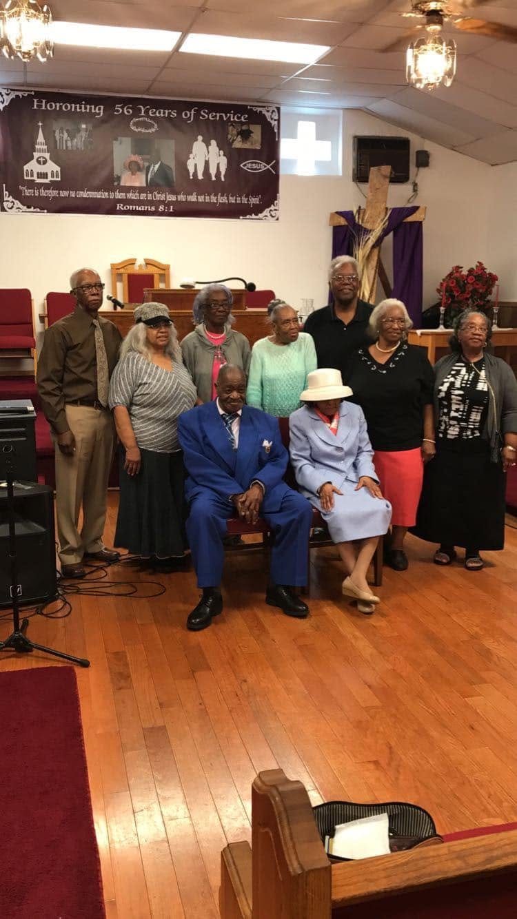 Fellowship Evangelistic Church family gathered together